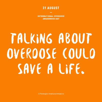 Talking about overdose could save a life
