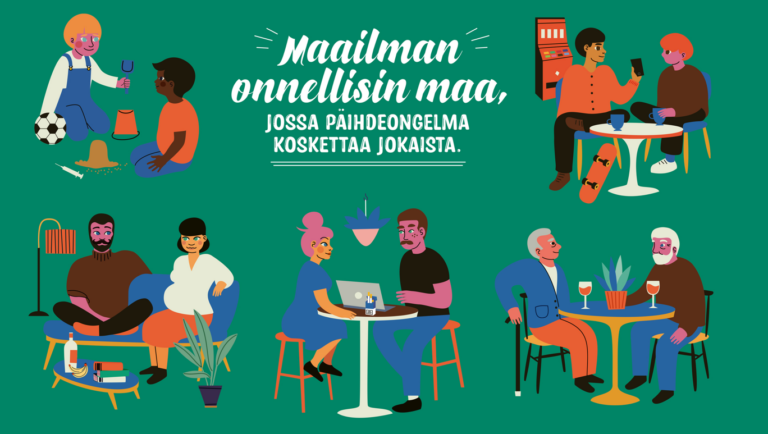 Maailman onnellisin maa, jossa päihdeongelma koskettaa jokaista.